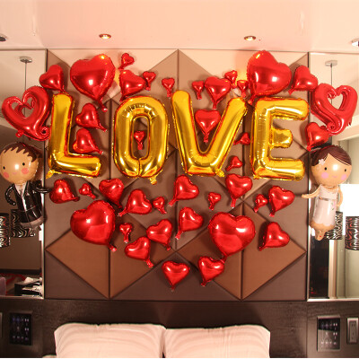 

Extreme space JDKJ aluminum film aluminum foil balloon wedding supplies marriage wedding room layout decoration balloon love eternal