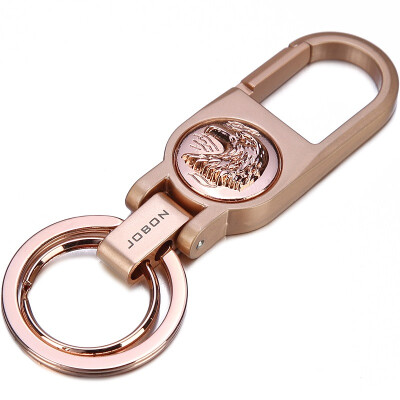 

[Jingdong Supermarket] JOBON Zhongbang key chain ring car key chain chain mother circle Eagle Mark standard repair series ZB-039G rose gold