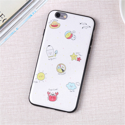 

Милый мультфильм кролик кот 3D рельеф мягкий тонкий чехол для iPhone 5 5s se силиконовая Ultra тонкий крышка для iPhone 6 6s 7 8