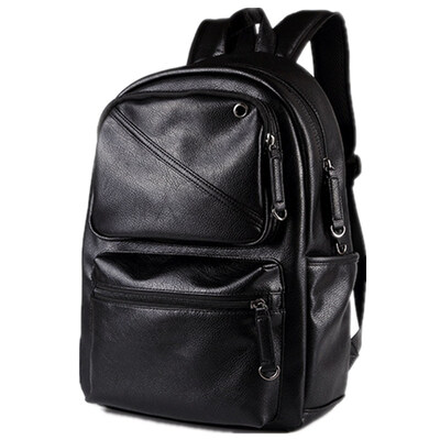 

Новые мужские кожаные рюкзаки Мягкие рюкзаки Бизнес Daypack Рюкзак Сумки