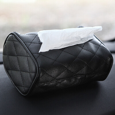 

KOOLIFE car tissue box chair back hanging car napkin tray creative sun visor tray car set car supplies black