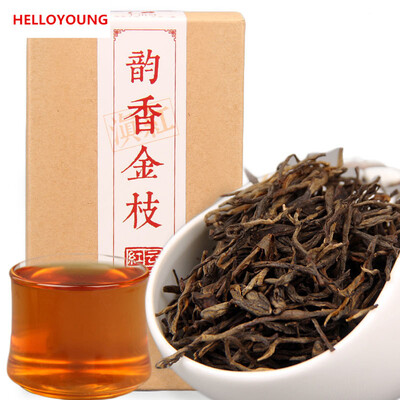 

C-HC007 Китай dian hong Yunnan черный чай красная коробка Китайские подарки чай весна feng qing ароматный аромат золотой сукой сосновой иглы