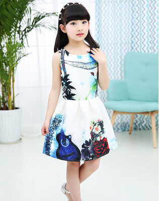 

Sleeveless-Kids-Girls-Princess-Floral-Summer-Party-Dress-Sundress-Clothes