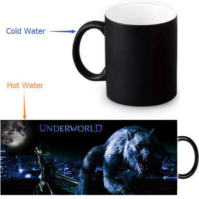 

Underworld 350ml12oz Heat Reveal Mug Color Change Coffee Cup Sensitive Morphing Mugs Magic Mug Milk Tea Cups