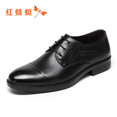 

Red AG DRAGONFLY comfortable fashion business casual mens leather shoes WTA6348182 black 40