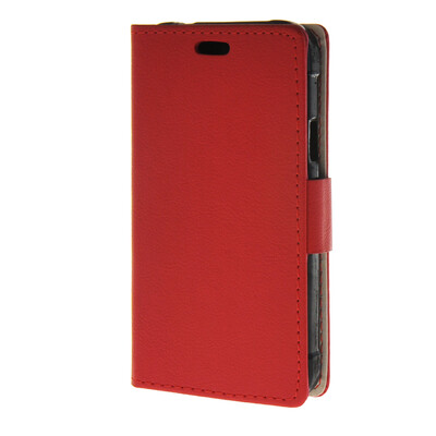 

MOONCASE Synthetic Leather Flip Wallet Card Slot Bracket Back чехол для Samsung Galaxy Xcover 3 SM-G388F Red 02