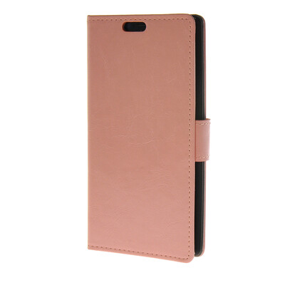 

MOONCASE Simple Leather Flip Wallet Card Slot Stand Back чехол для LG G4 Pink