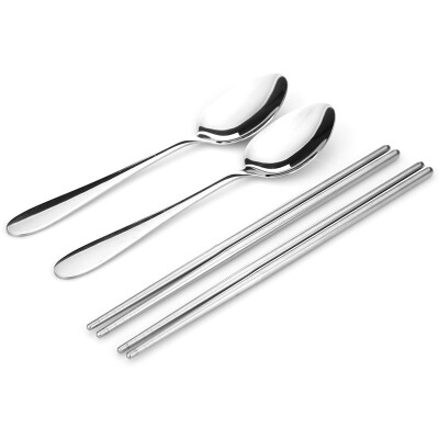 

【Jingdong Supermarket】 Germany Fakman Fackelmann double with stainless steel chopsticks table spoon spoon rice spoon 4 sets 927389602