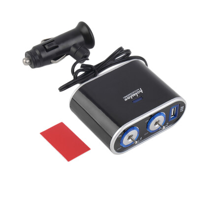 

Автомобиль прикуривателя Splitter 12V / 24V с USB LED Light переключатель