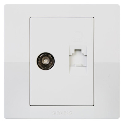 

Siemens SIEMENS 5UH80363NC01 switch socket Yue move computer TV socket elegant white