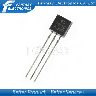 

100PCS 78L10 TO92 78L10 TO-92 L78L10 new voltage regulator IC free shipping