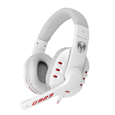 

SOMIC G923 White with Wired Headset Computer Gaming Headset Headset Stereo