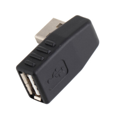 

Left angle 90 degree USB 2.0 A Male Female adapter connecter for laptop PC