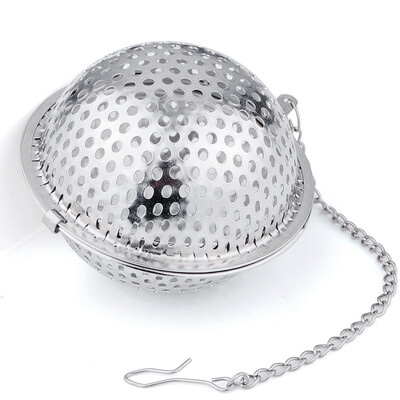 

Ji Rui kitchen DIY small tools kitchen series 304 stainless steel large stewed meat seasoning filter slag sieve hole halogen ball flavor treasure CP3025