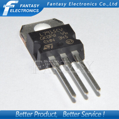 

50PCS L7915CV TO220 L7915 TO-220 7915 LM7915 MC7915 new and original IC free shipping