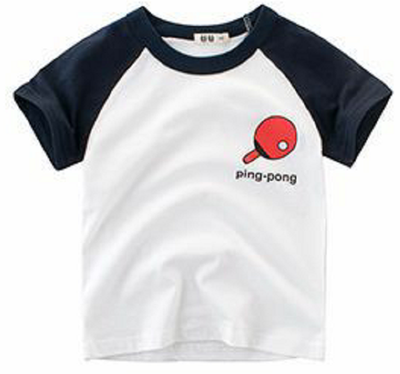 

6 colors 90-140 baby boys boutique cute T-shirt Fall raglans children boys badminton raglans boys summer top T shirts raglans