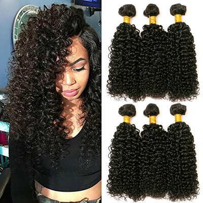 

CLAROLAIR Hair Good Quality 7A Unprocessed Brazilian Kinky Curly Virgin Human Hair 3Bundles Weave Top Selling Virgin Brazilian Kin