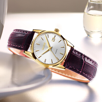 

OLEVS Модные мужские спортивные часы Автоматическая дата Розовое золото Кожаные кварцевые часы Reloj Hombre 2017 Мужской Часы часов relogio Masculino