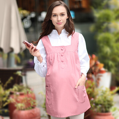 

Pregnant womens clothing metal fiber vest dress four seasons pink  code JC8303