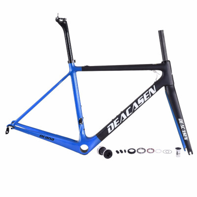 

2018 New Deacasen T800 Super Light Cheap Carbon Fiber Bike Frame Di2&Mechanical Bicycle Frame Size 480510540560580mm