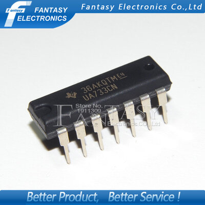 

5PCS UA733CN DIP14 UA733 DIP new and original IC free shipping
