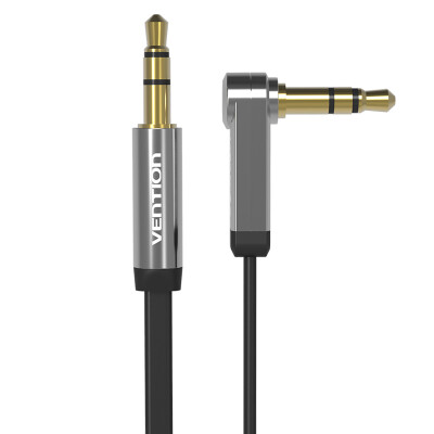 

Vention 35mm Audio Cable jack to jack 90 Degree Right Angle Aux flat Cable for Car iphone headphone