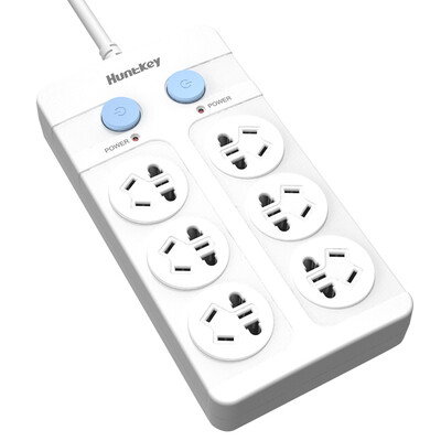 

Huntkey 602 6-bit 5-meter single-row switch socket row insert plug-in board