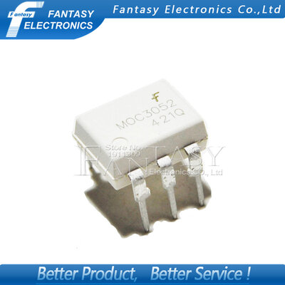 

50PCS MOC3052 DIP6 DIP new and original IC free shipping