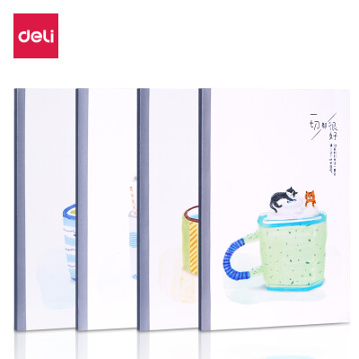 

Deli deli 12 A540 page Lele series wireless binding soft copybook notebook notebook WA540