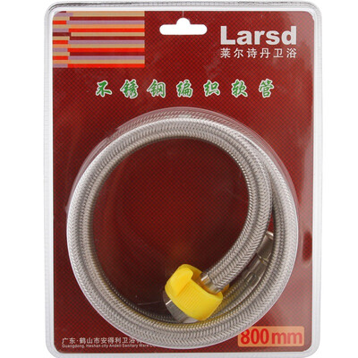 

Larsd LD508 шланг 80CM304 входная труба из нержавеющей стали горячая и холодная вода труба водяной шланг труба высокого давления туалет туалет туалет водопровод