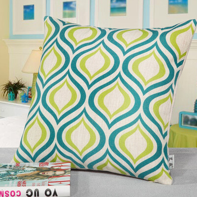 

Ivy home textiles thick pound cotton linen original personality home style pillow sofa pillow with core budding 46 46CM