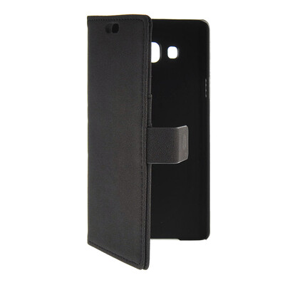 

MOONCASE Slim Leather Side Flip Wallet Card Slot Pouch with Kickstand Shell Back чехол для Samsung Galaxy A7 Black