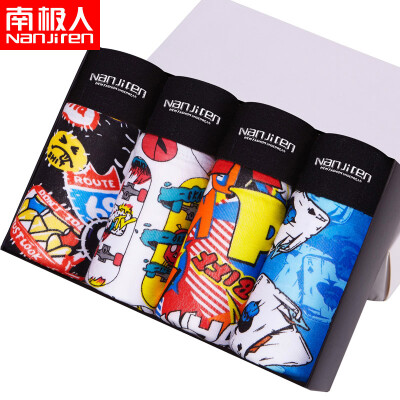 

Nanjiren mens underwear cotton 4 middle waist mens underwear