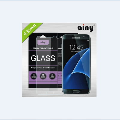 

Ainy 3D full cover tempered glass screen protector for Samsung Galaxy S7 edge golden