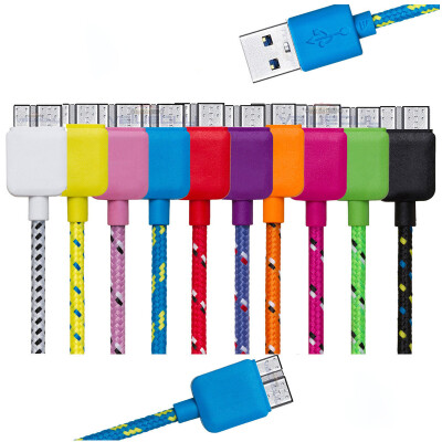 

3Ft 6Ft 10Ft Colorful Braided Micro USB 30 Data Sync Charger Cable For Samsung Galaxy S5 Note 3