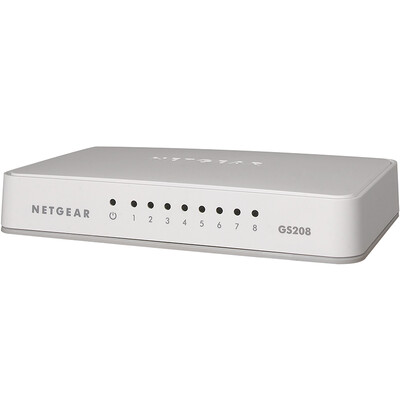 

NETGEAR GS208 8-port 1000M Ethernet switch
