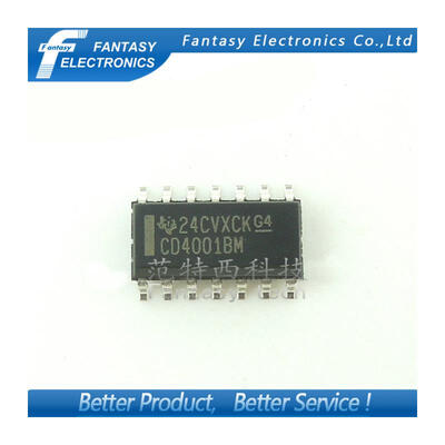 

20PCS CD4001BM96 SOP14 CD4001BM SOP CD4001 SMD new and original IC free shipping
