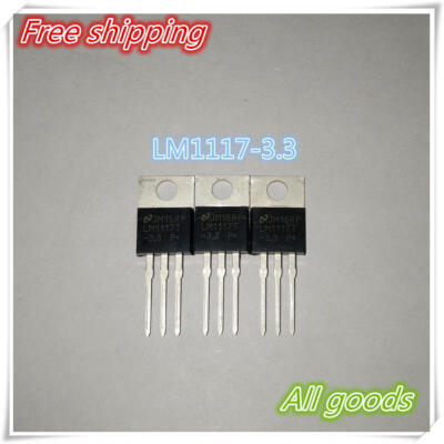 

Free Shipping 100pcs LM1117T-33 LM1117T LM1117 Low Dropout Voltage Regulator 33V