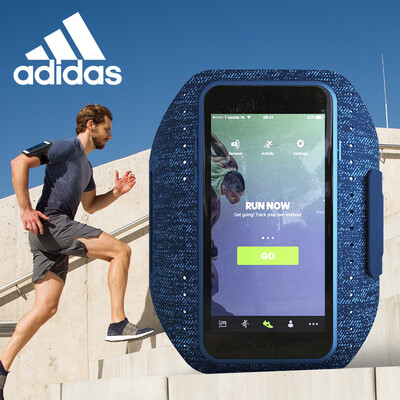 

adidas sport storage apple 8P reflective shatter-resistant running arm armbands phone case for iPhone7Plus 55 inch cowboy black