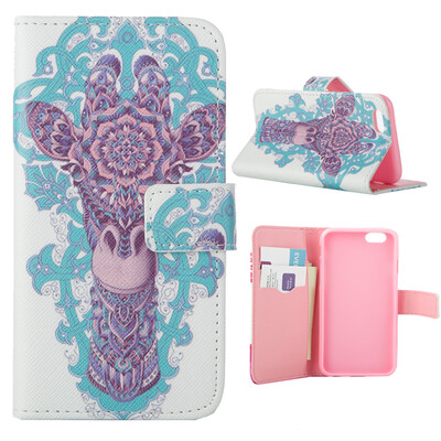 

MOONCASE ЧЕХОЛ ДЛЯ iPhone 6 / 6S (4.7") Flip PU Leather Fold Wallet Card Slot Kickstand Back [Pattern series] /a04