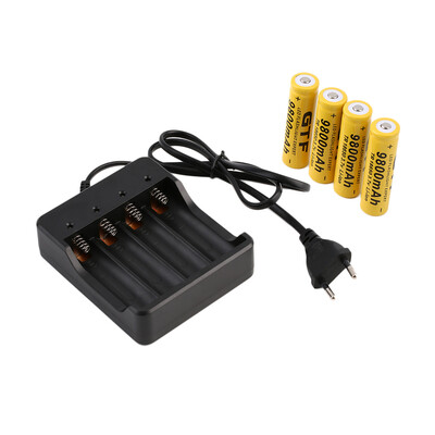

Смарт зарядное Индикатор 4x 18650 3.7V 9800mAh литий-ионная аккумуляторная батарея + ЕС