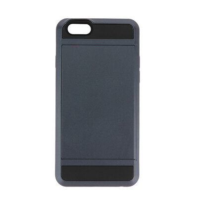 

карта в кармане shockproof слим смешанной бумажник дела чехол для iPhone 6
