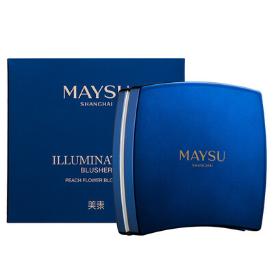 

Mei Su MAYSU Peach Blossom Jiao Yan Magic mining rouge red 01 makeup blush natural pink three-dimensional repair capacity