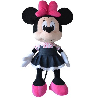 

Disney Disney plush toy Mickey Minnie plush doll doll Mickey Mouse birthday gift girls Valentine's Day gift cloth doll 1 # denim Minnie