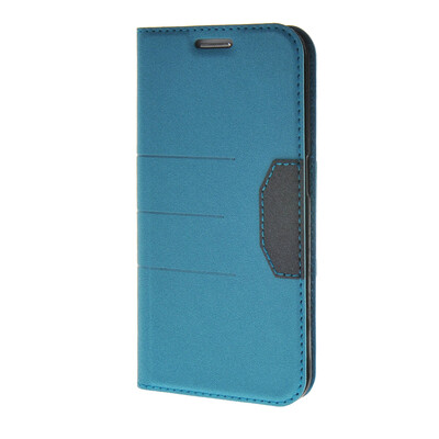 

MOONCASE Fashion Leather Side Flip Wallet Card Holder Stand Pouch ЧЕХОЛ ДЛЯ Samsung Galaxy S6 Edge Blue