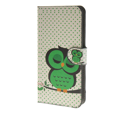 

MOONCASE Owl style Leather Wallet Flip Card Slot Stand Pouch чехол для HTC Desire 620 A14