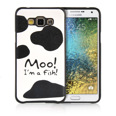 

MOONCASE Painted style Soft Flexible Silicone Gel TPU Skin Shell Back ЧЕХОЛ ДЛЯ Samsung Galaxy E7