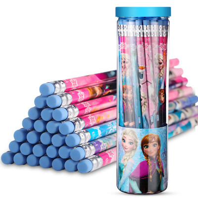 

Disney student pencil ice romance small leather head HB children pencil drawing brush 30 barrel E0046F