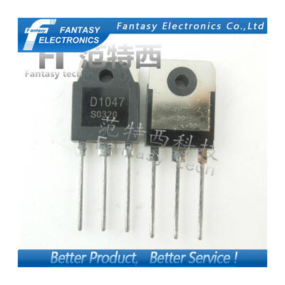 

10PCS 2SD1047 TO247 D1047 TO-3P POWER TRANSISTORS new&original IC free shipping