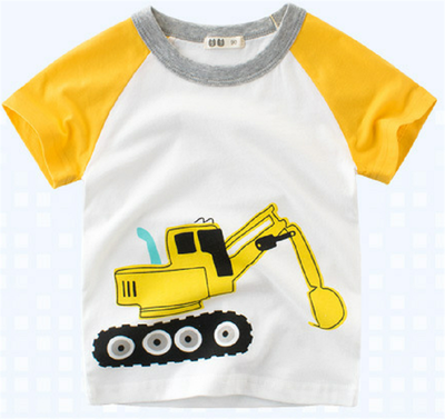 

6 colors 90-140 baby boys boutique cute T-shirt Fall raglans children boys badminton raglans boys summer top T shirts raglans